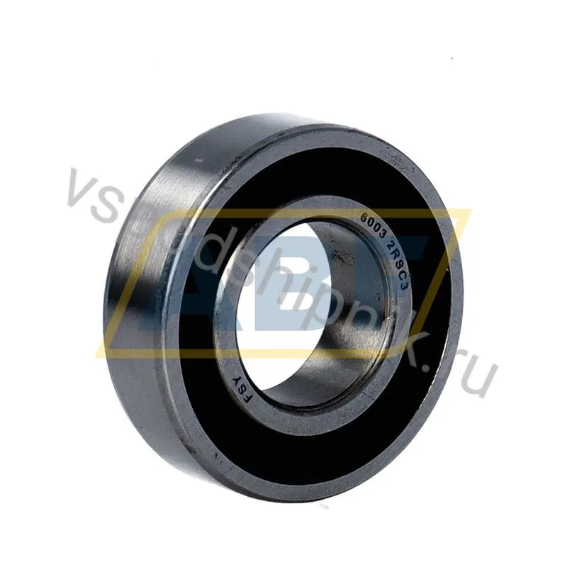Подшипник шариковый радиальный однорядный 6003 2RS C3 FSY 360