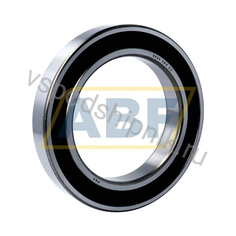 Подшипник шариковый радиальный однорядный 6020 2RS C3 FSY 360