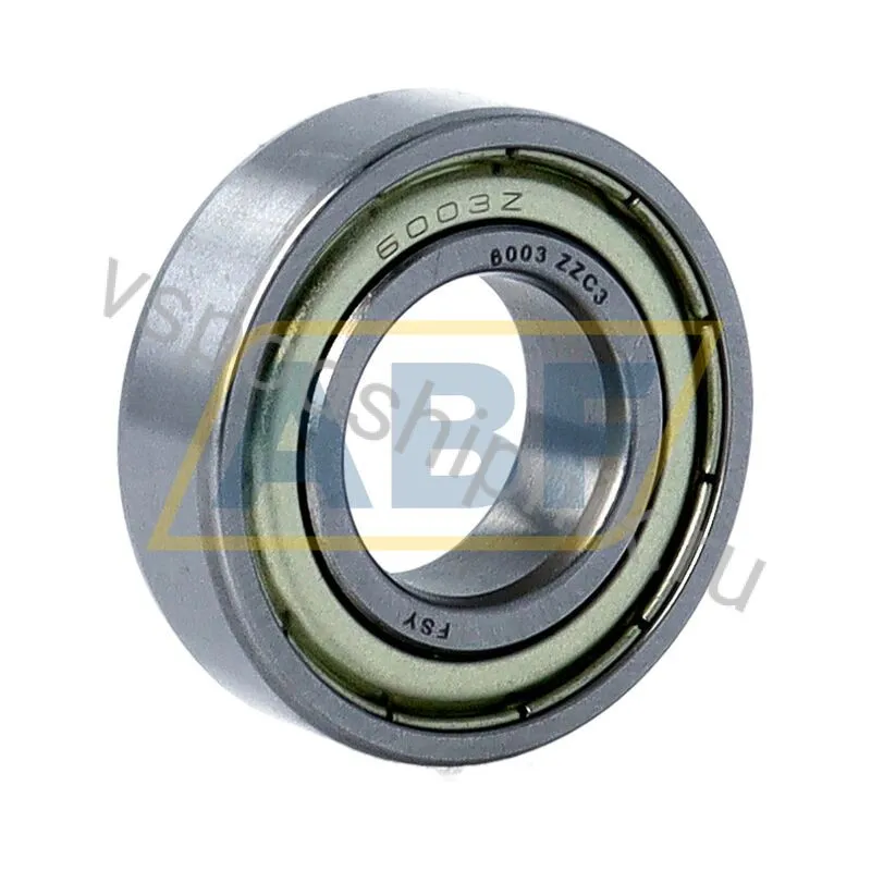 Подшипник шариковый радиальный однорядный 6003ZZ C3 FSY 360