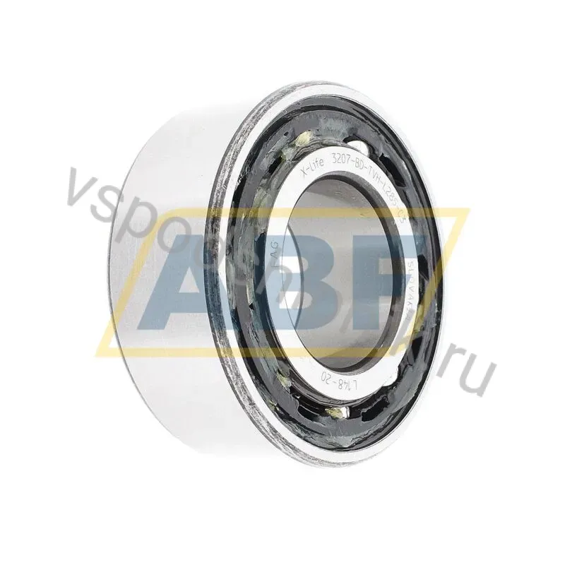 Радиально-упорный шариковый подшипник двухрядный 3207-BD-TVH-L285-C3 FAG 360