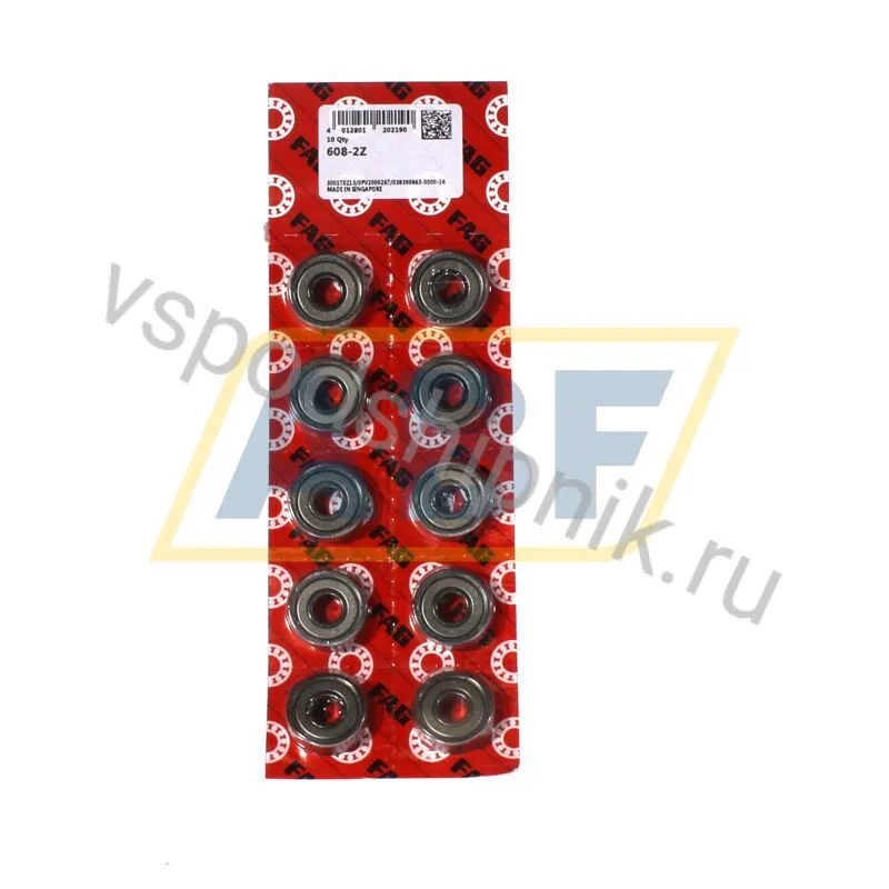 Миниатюрный шариковый подшипник 608-2Z FAG 360