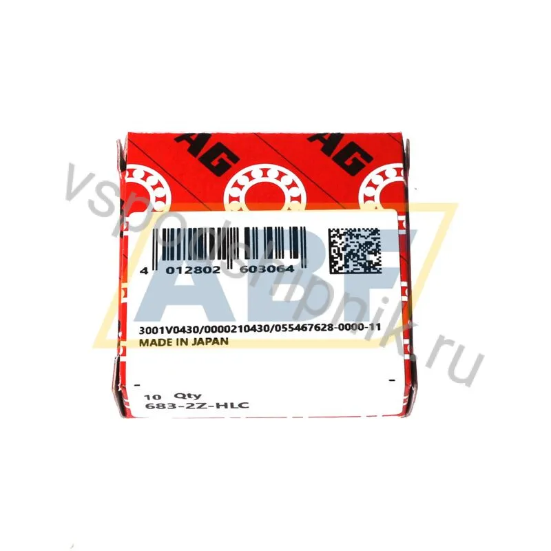 Миниатюрный шариковый подшипник 683-2Z-HLC INA 360