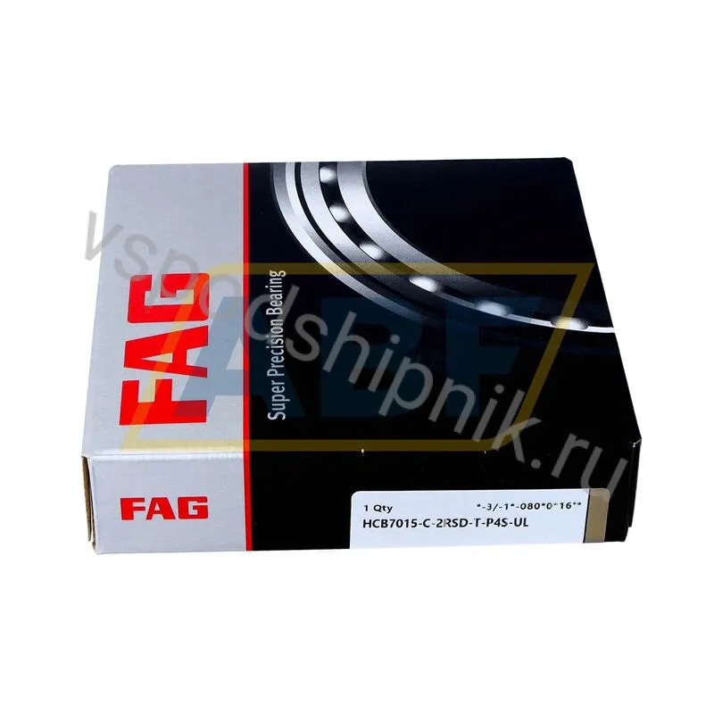 Подшипник шариковый радиально-упорный однорядный HCB7015-C-2RSD-T-P4S-UL FAG 360