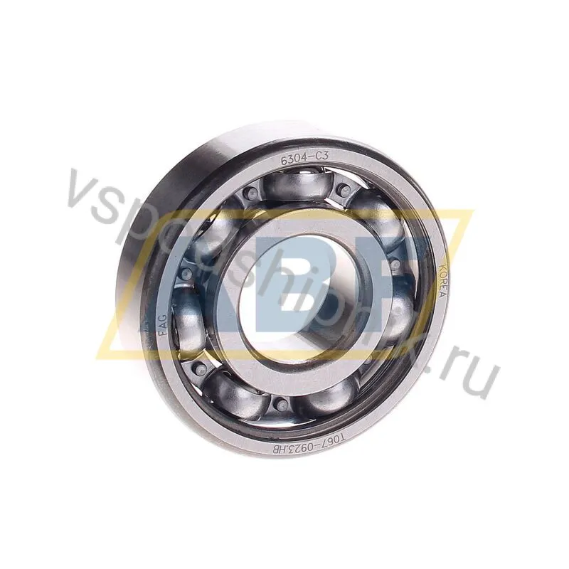 Open Higher (internal) clearance 20x52x15mm 6304-C3 FAG 360