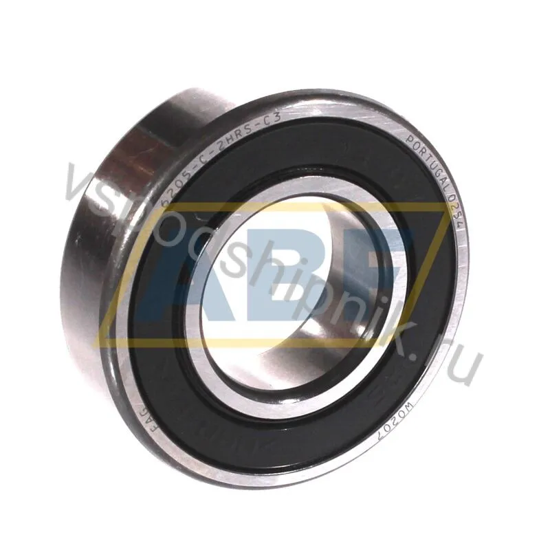 Suffix >V · Fully interchangeable with 6205-C-2HRS-C3 FAG 6205-C-2HRS-C3>V FAG 360