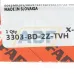 Радиально-упорный шариковый подшипник двухрядный 3303-BD-2Z-TVH FAG