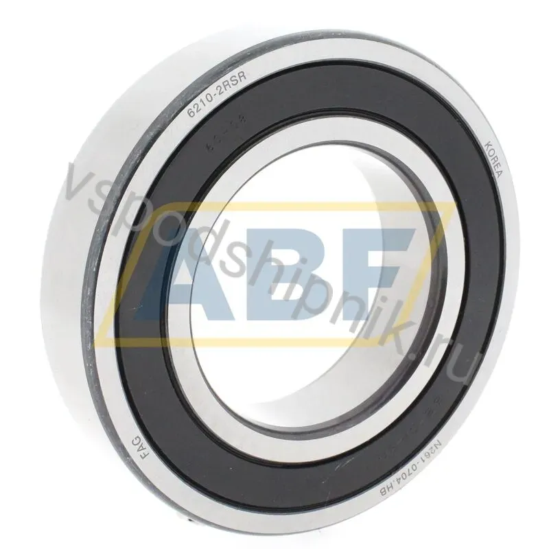 Подшипник шариковый радиальный однорядный 6210-2RSR FAG 360
