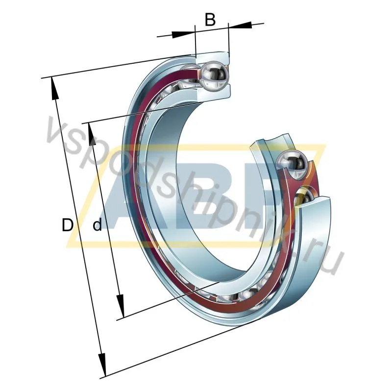 Подшипник B7206C.T.P4S.UL FAG 360