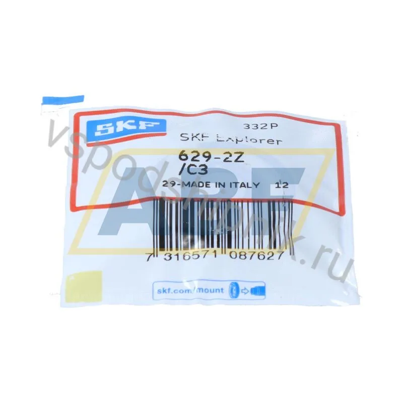 Миниатюрный шариковый подшипник 629-2Z-C3 FAG 360