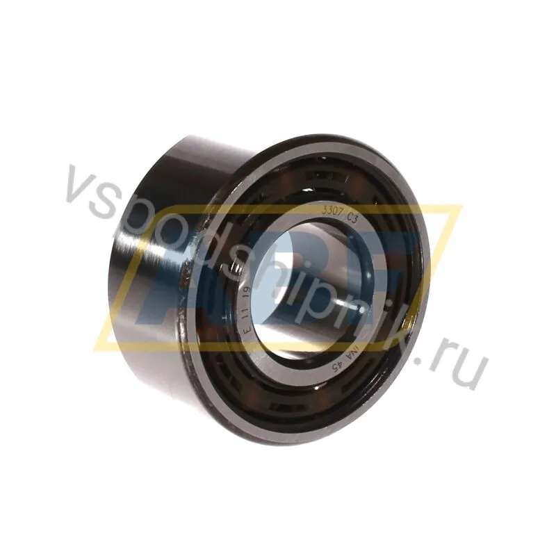 Подшипник шариковый радиально-упорный двухрядный 3307-C3 INA 360