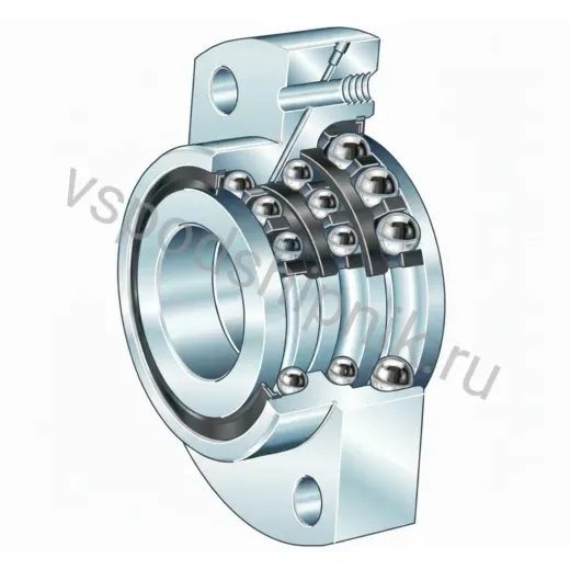 Подшипник шариковый радиально-упорный двухрядный DKLFA30100.2RS INA