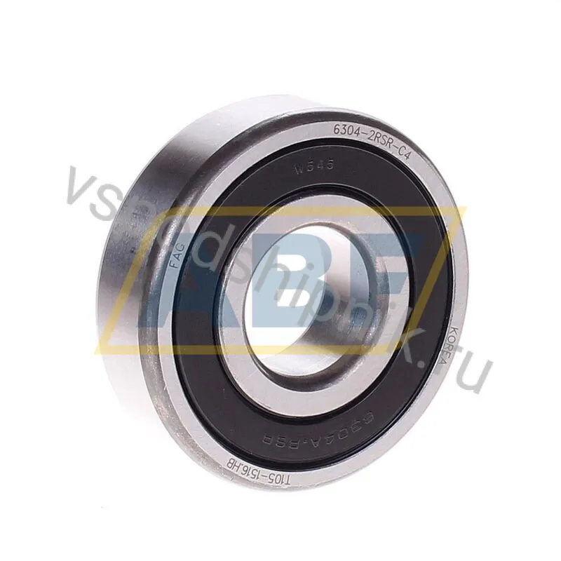 Подшипник шариковый радиальный 6304-2RSR-C4 FAG 360