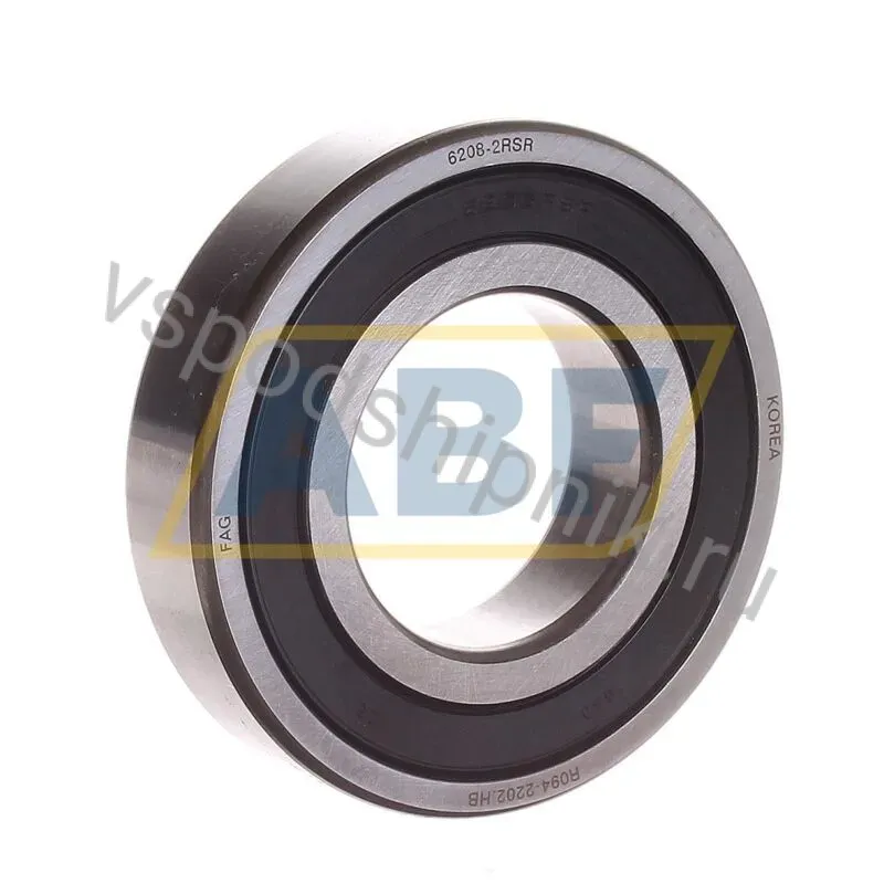 Подшипник шариковый радиальный однорядный 6208-2RSR FAG 360