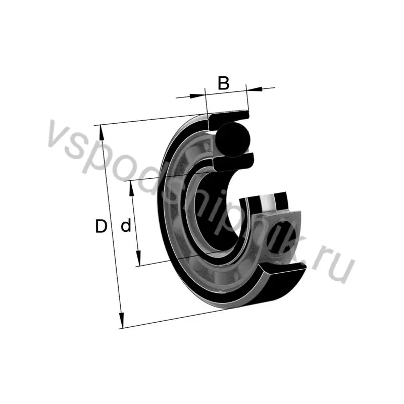 Подшипник шариковый радиально-упорный однорядный HCRS7010-D-T-P4S-UL FAG 360
