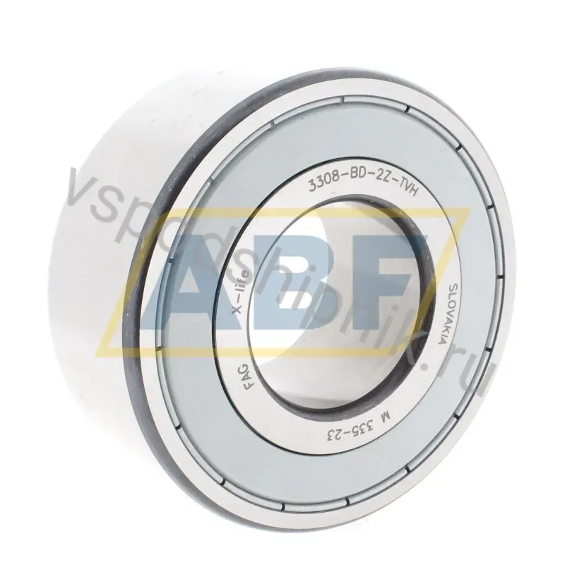 Радиально-упорный шариковый подшипник двухрядный 3308-BD-2Z-TVH FAG 360