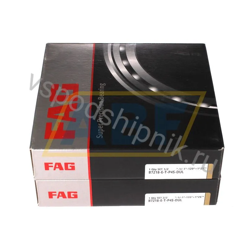 Подшипник шариковый радиально-упорный однорядный B7218-E-T-P4S-DUL FAG 360