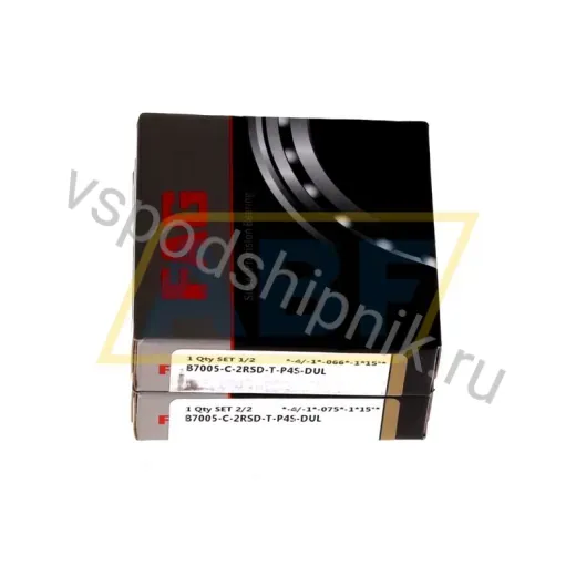 Подшипник шариковый радиально-упорный однорядный B7005-C-2RSD-T-P4S-DUL FAG