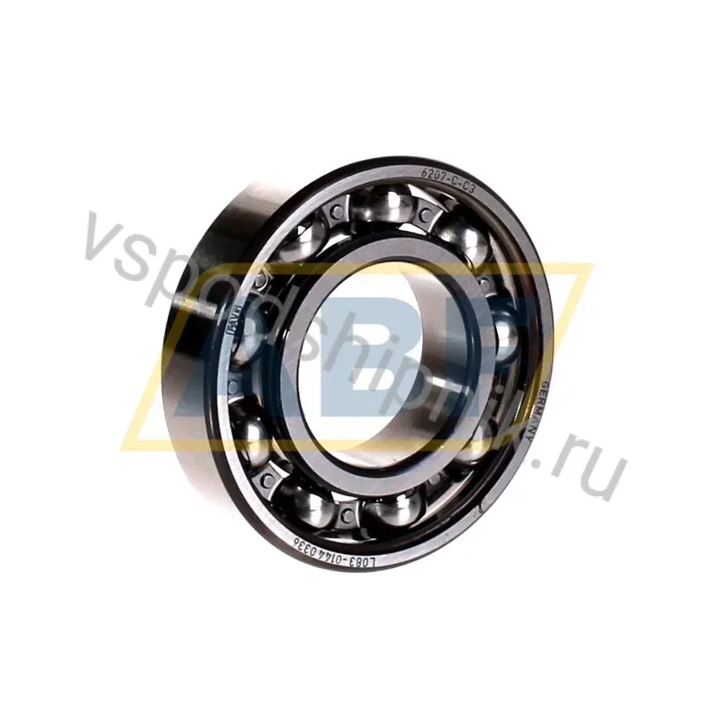 Подшипник шариковый радиальный однорядный 6207-C3 FAG 360