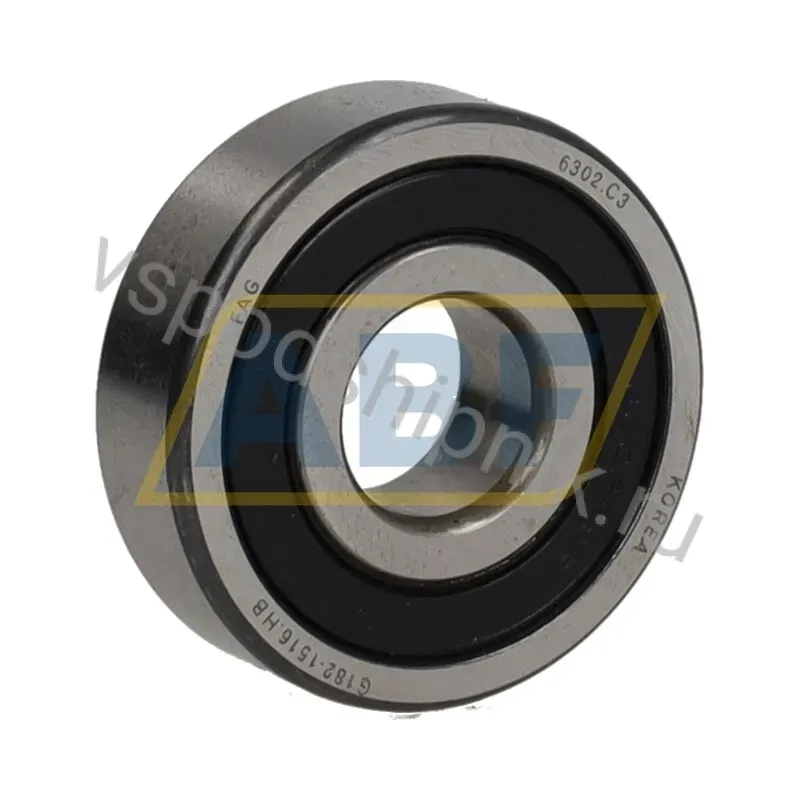 Подшипник шариковый радиальный однорядный 6302RSR.C3 FAG 360
