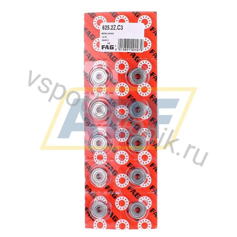 Миниатюрный шариковый подшипник 625.2Z.C3 FAG 360