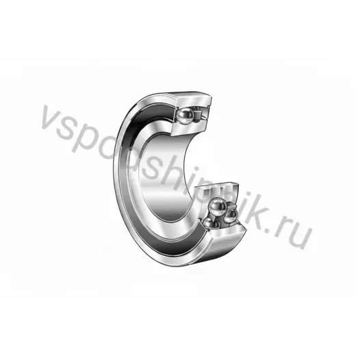 Самоустанавливающийся шариковый подшипник двухрядный закрытый 2205 2RS INA 25×52×18 мм