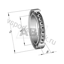 Четырёхточечный шариковый подшипник CSXF110-PL6-VK-HLE INA