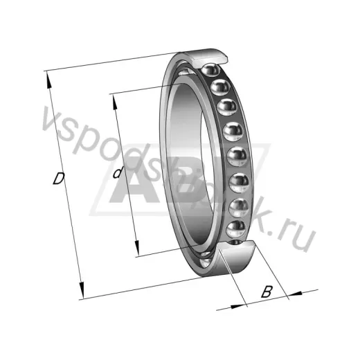 Четырёхточечный шариковый подшипник CSXF110-PL6-VK-HLE INA 279.4×317.5×19.05 мм