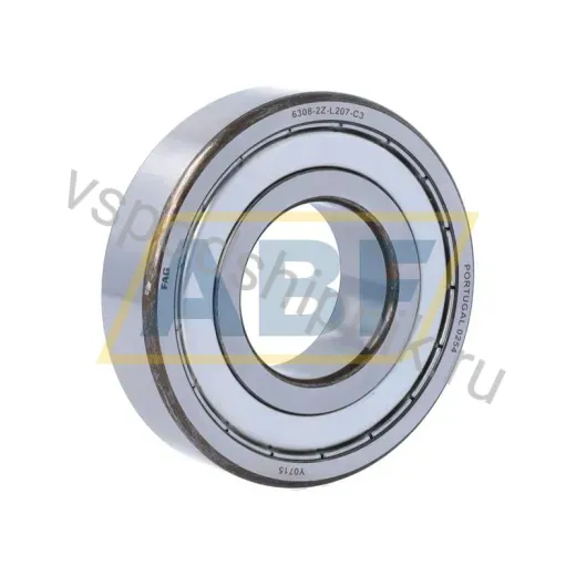 Подшипник шариковый радиальный однорядный 6308-2Z-L207-C3 FAG