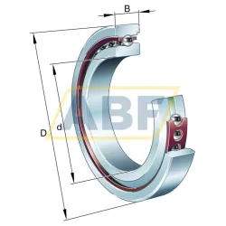 Подшипник HS71908C.T.P4S.UL FAG