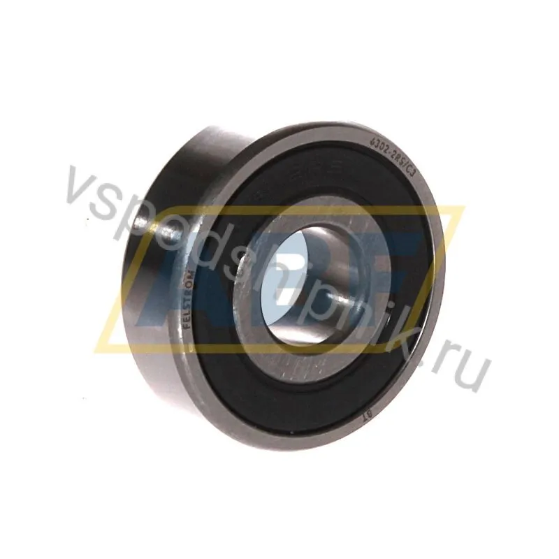 Подшипник шариковый радиальный 6302-2RS/C3 Felstrom 360