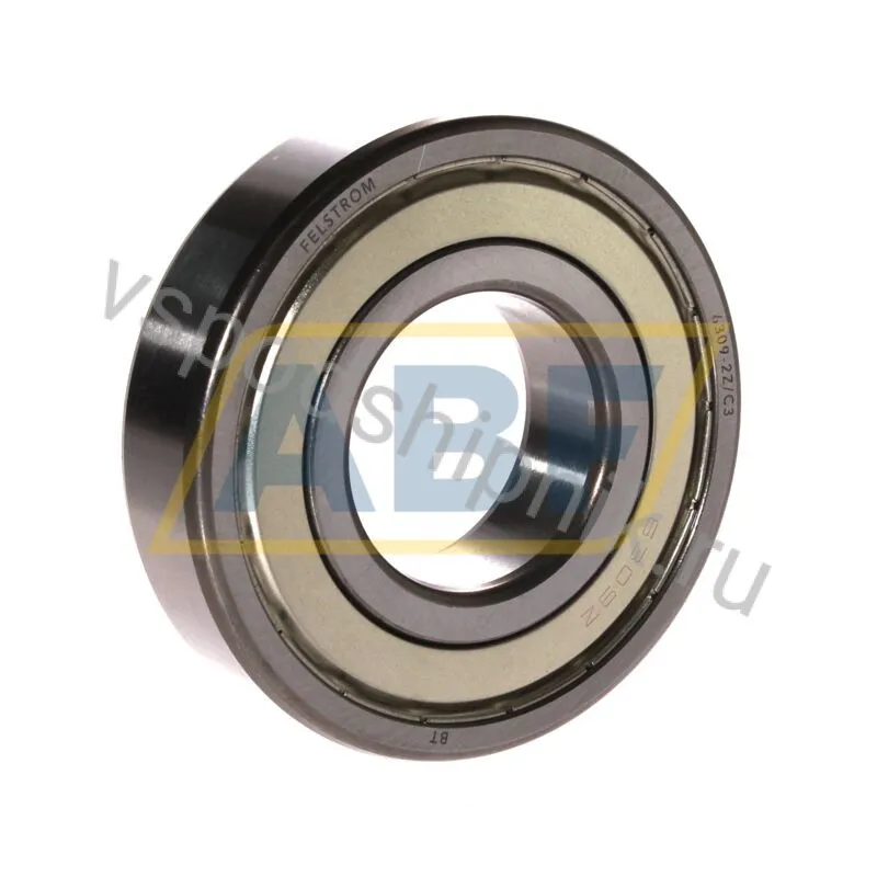 Подшипник шариковый радиальный 6309-2Z/C3 Felstrom 360