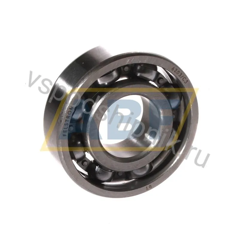 Подшипник шариковый радиальный 6203/C3 Felstrom 360