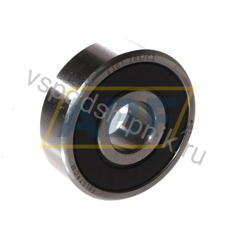 Подшипник шариковый радиальный 6301-2RS/C3 Felstrom 360