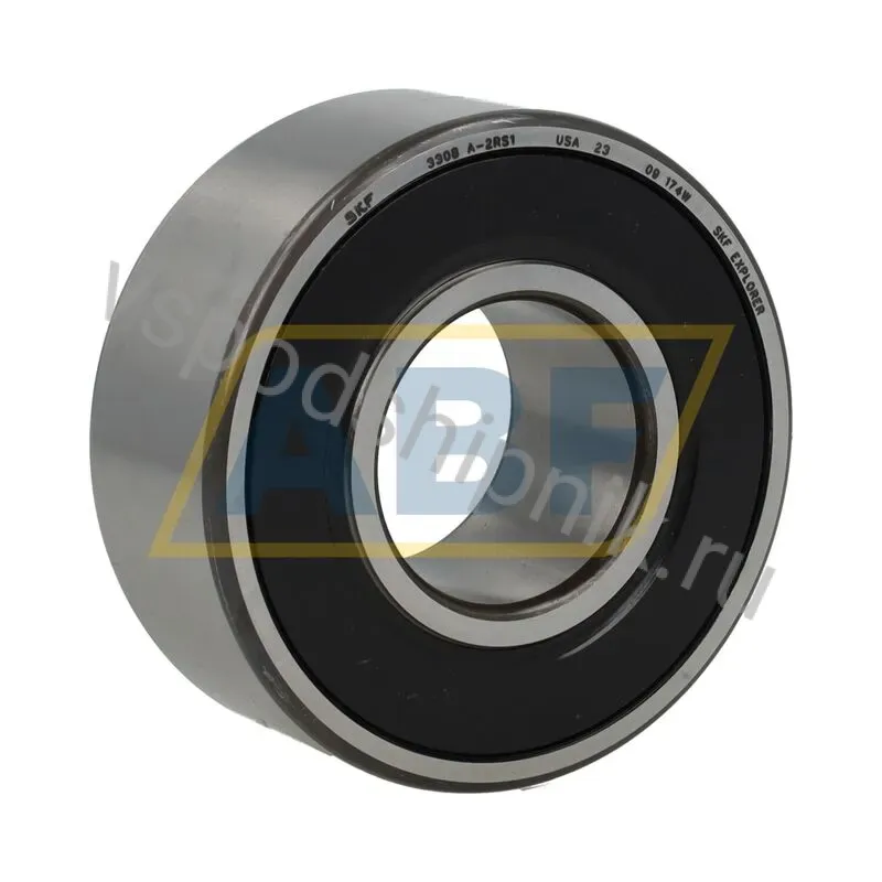 Радиально-упорный шариковый подшипник двухрядный 3308A-2RS1 SKF 360