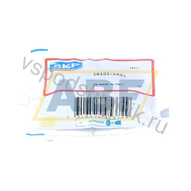Подшипник шариковый радиальный однорядный 16101-2RS1 SKF 360
