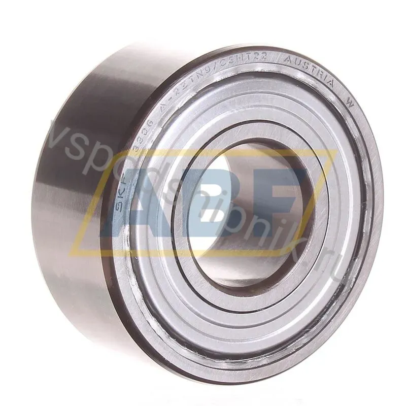 Радиально-упорный шариковый подшипник двухрядный 3306A-2ZTN9/C3HT22 SKF 360