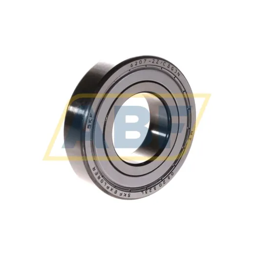 Подшипник шариковый радиальный однорядный 6207-2Z/C3GJN SKF