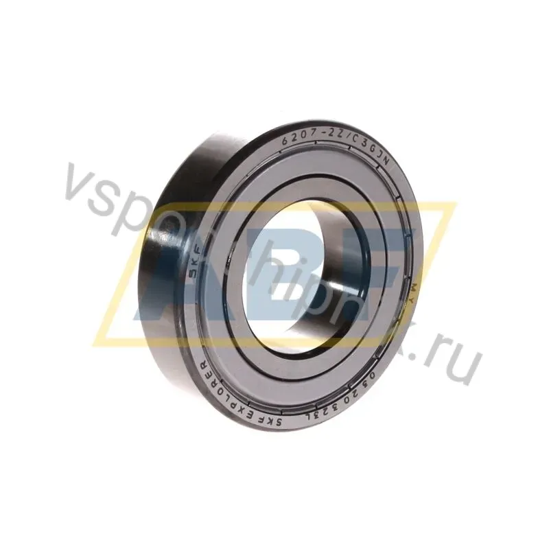 Подшипник шариковый радиальный однорядный 6207-2Z/C3GJN SKF 360