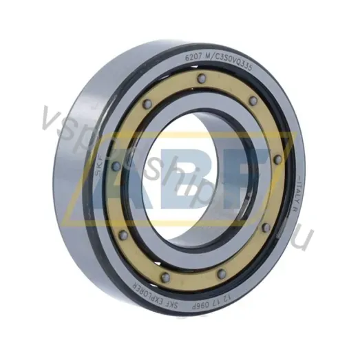 Подшипник шариковый радиальный однорядный 6207M/C3S0VQ335 SKF