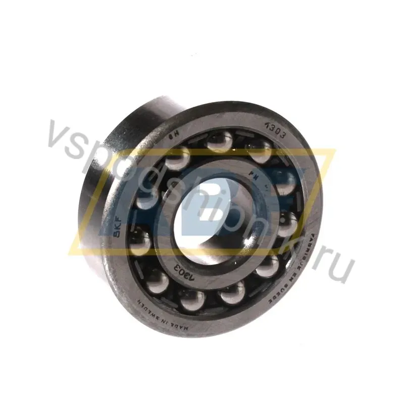 Самоустанавливающийся шариковый подшипник двухрядный 1303 SKF 360