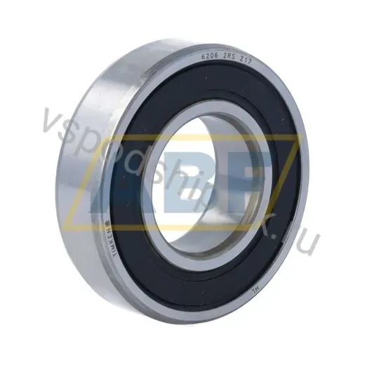 Подшипник шариковый радиальный однорядный 6206 2RS Timken 30×62×16 мм