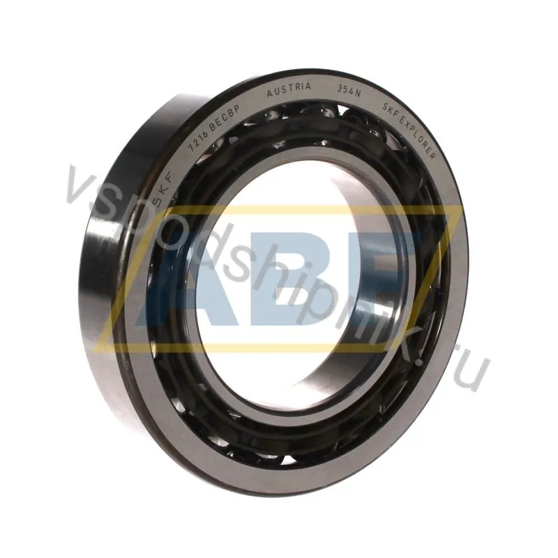 Подшипник радиально-упорный шариковый 7216BECBP SKF 360