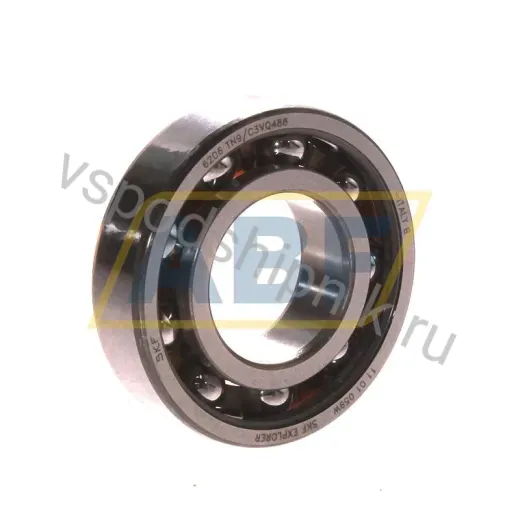 Подшипник шариковый радиальный однорядный 6206TN9/C3VQ488 SKF