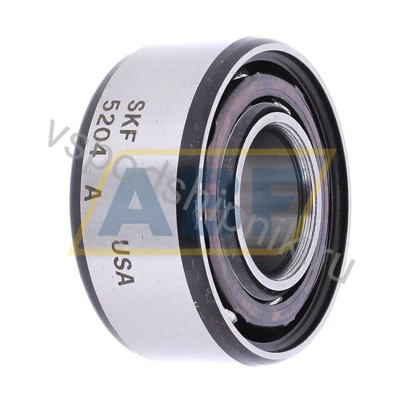Радиально-упорный шариковый подшипник двухрядный 5204A SKF 360