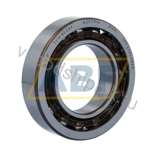 Подшипник шариковый радиально-упорный однорядный 7210BECBP SKF