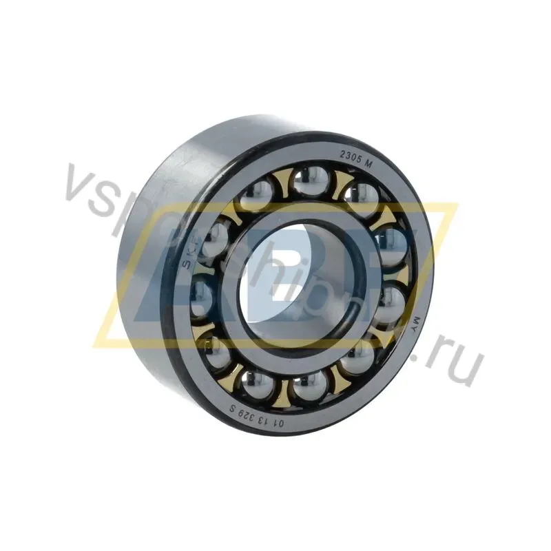 Самоустанавливающийся шариковый подшипник двухрядный 2305M SKF 360