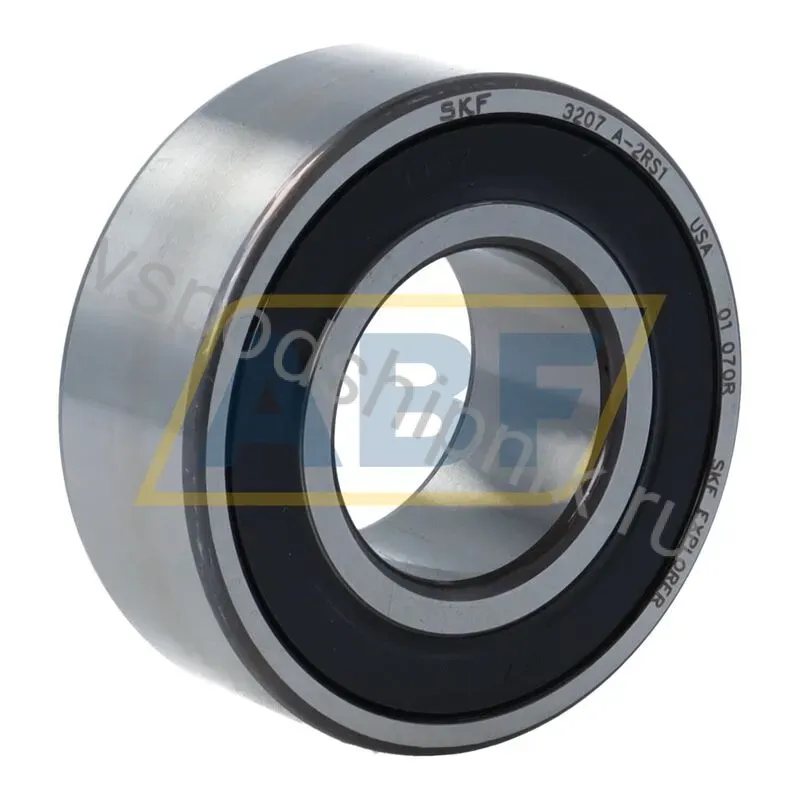 Радиально-упорный шариковый подшипник двухрядный 3207A-2RS1 SKF 360