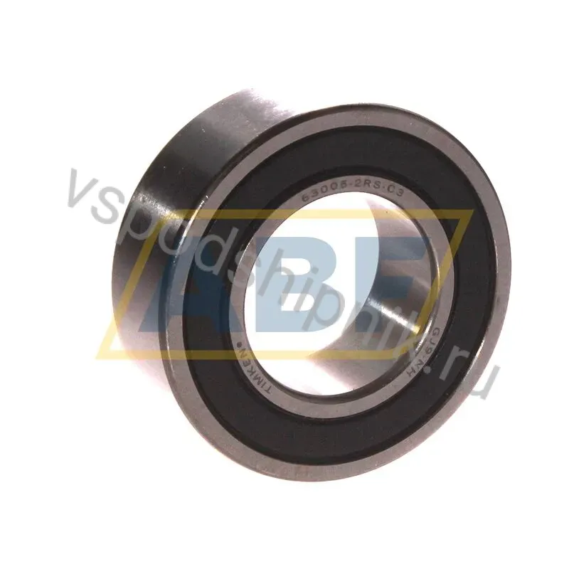 Подшипник шариковый радиальный однорядный 63005-2RS-C3 Timken 360