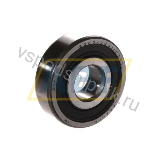 Подшипник шариковый радиальный однорядный 6303-2RS1/C3HT SKF