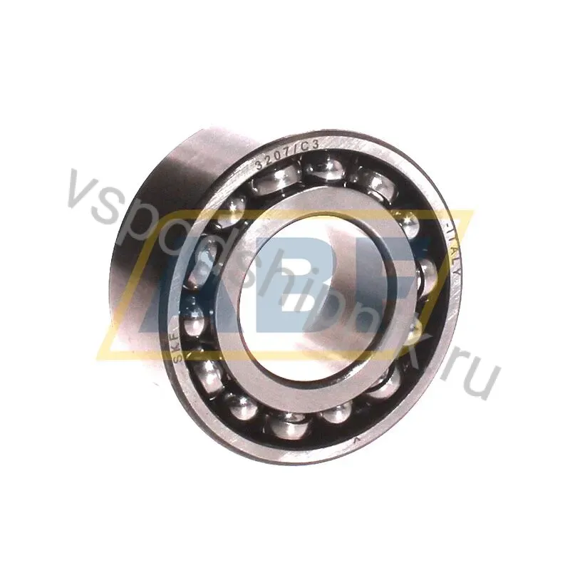 Радиально-упорный шариковый подшипник двухрядный 3207/C3 SKF 360